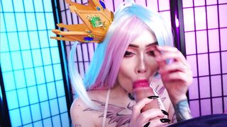 Anime Cosplay Blowjob