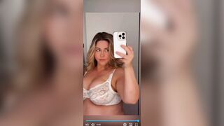Ellana Bryan Tits in White Bikini