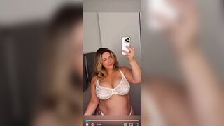 Ellana Bryan Tits in White Bikini