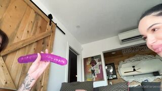 Onlyfans AdriaRae LeighRavenx Dildo