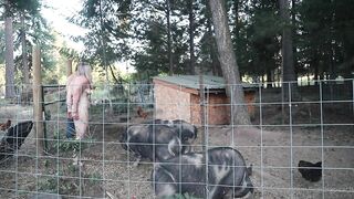 Kendra Peach - Anal Slave Fucked on Farm