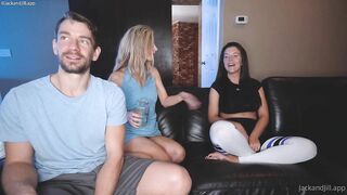 Jack and Jill - Hubby Watches MILF Hotwife's 1st 3some