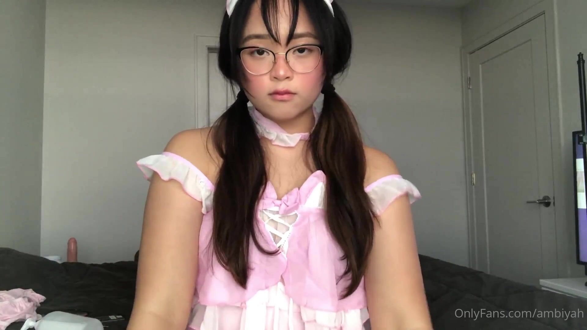 Cute Asian Nerd Ambiiyah Daddy JOI Cosplay