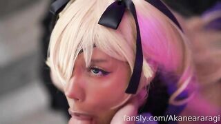 Akane araragi cosplay from fischl genshin impact