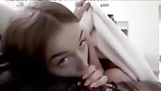 Stepsister Dani Rivers fucked from behind hard and fast