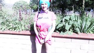 [PrincessBerpl] Bulma Public Exhibitionism Masturbation