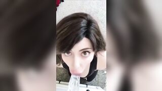 Momokun blowjob
