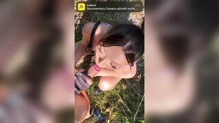 Callmeslo public suck and fuck with creampie