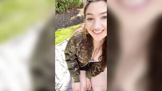 alyxstar having a little fun at the park