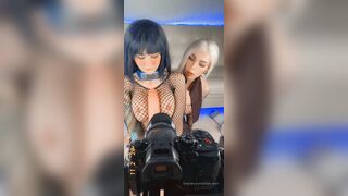 Lesbian purple bitch