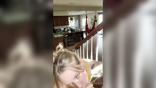 Nicole Aniston - OF - staircase