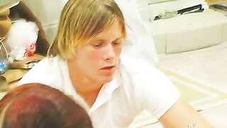 Brandi Belle delivery boy