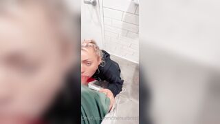I GOT FUCKED IN A BUSY RESTAURANTS BATHROOM