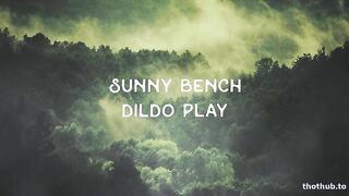 Zanderstormx - Sunny Bench Dildo Play