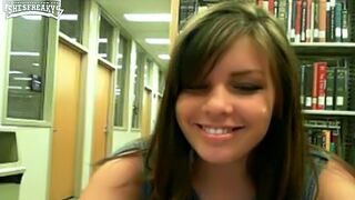 SunStarsMoon Sucks Stranger in Library