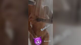 Jelena under the shower