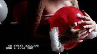 hannibaldamage a clown and her balloons