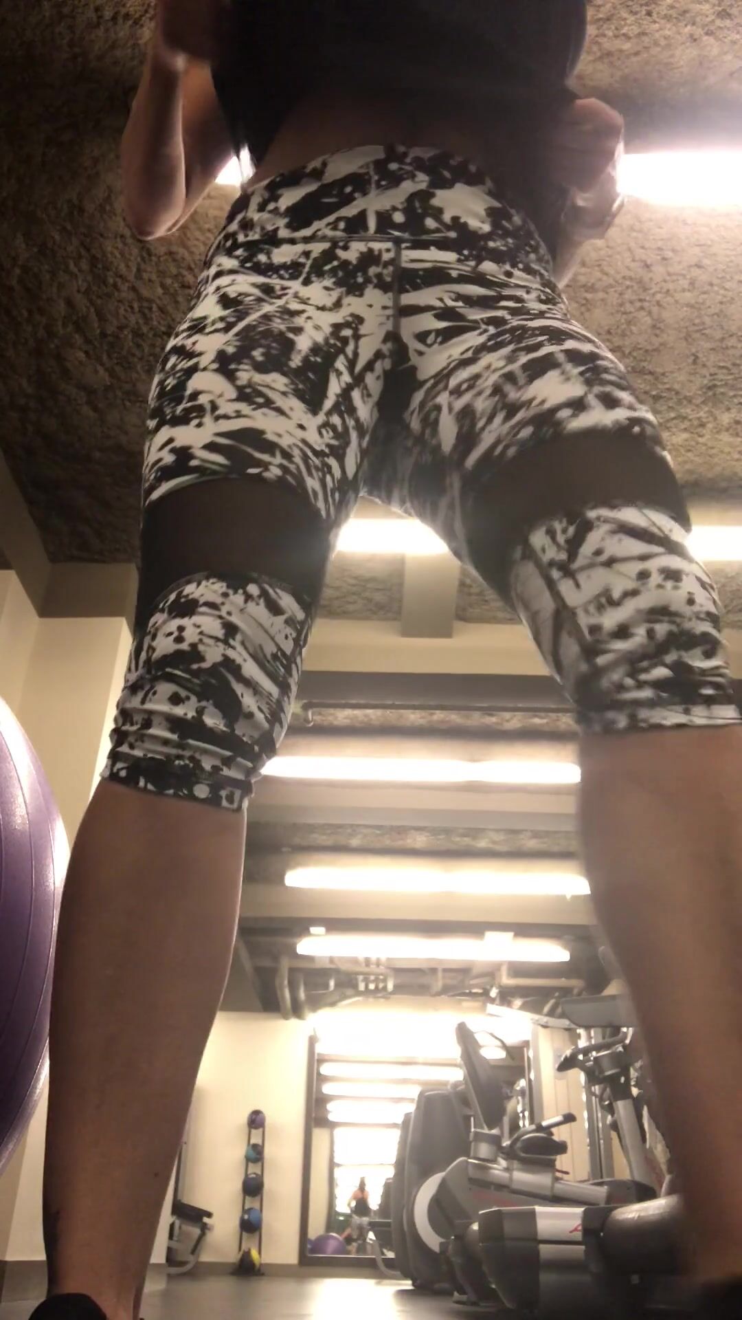 Ava Addams gym flashing 2