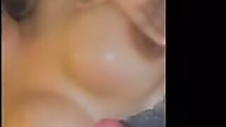 Priscillasweetz getting her tits covered with cum