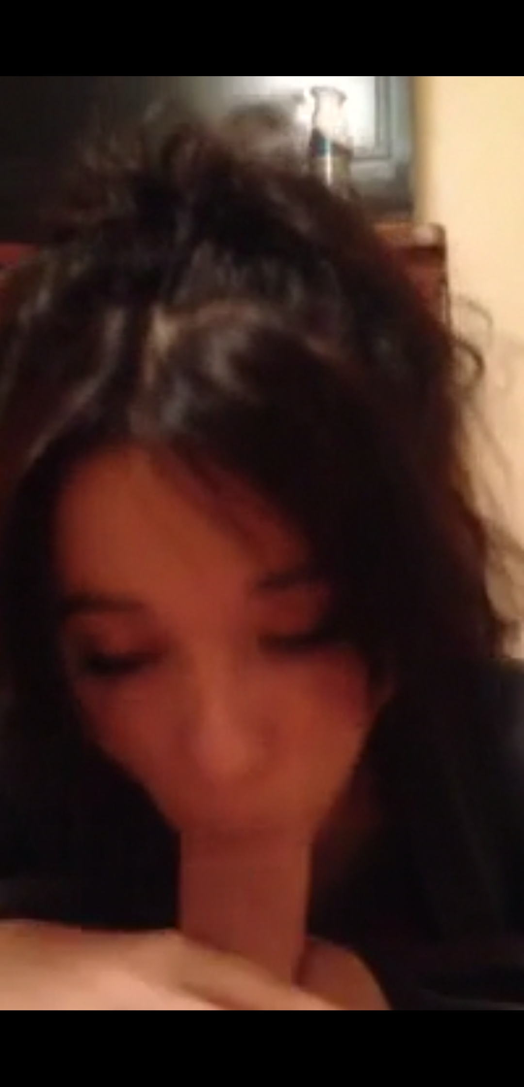 Drunk Brunette blowjob