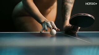 Ivana Nadal - Table Tennis and Shower