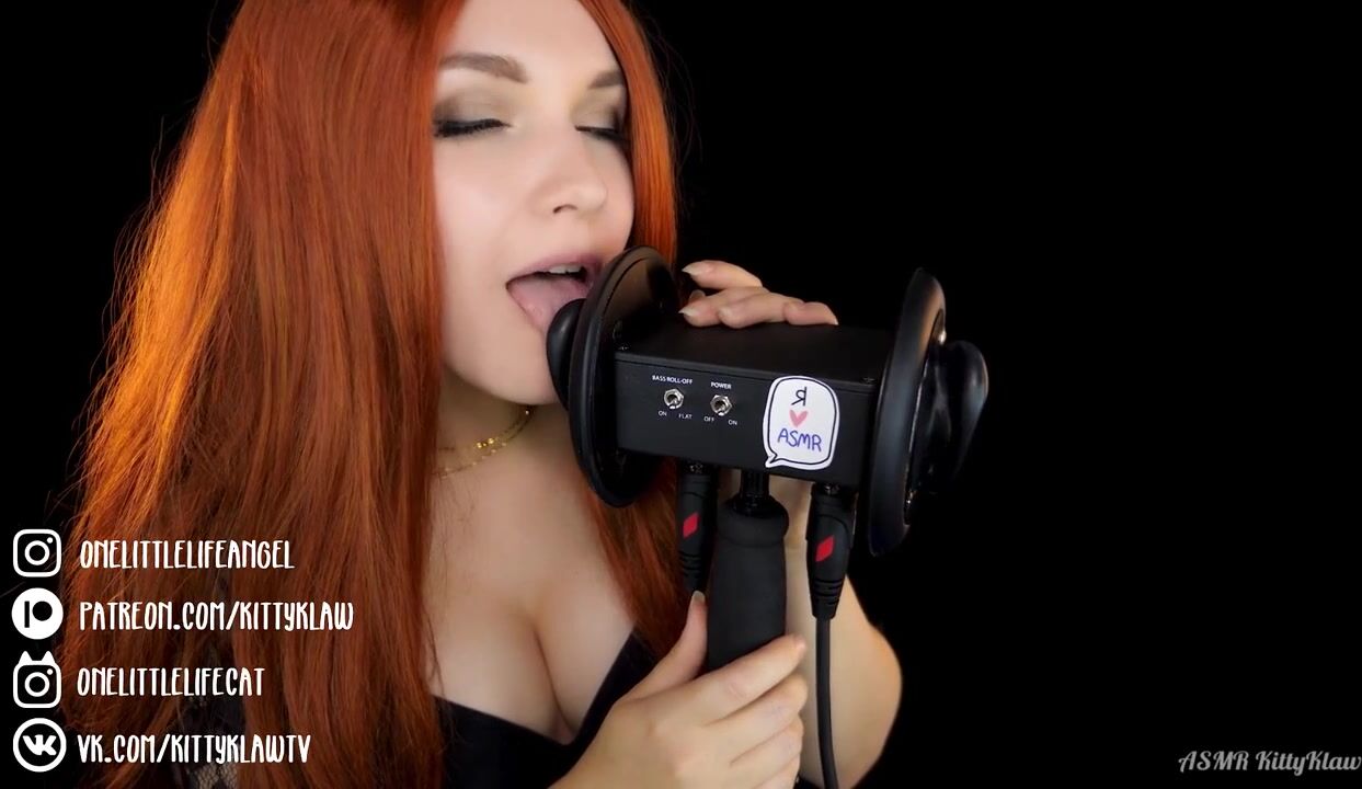 ASMR Kittyklaw - Ear Licking and Sucking