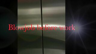 AliciaDior69 Blowjob Public Elevator