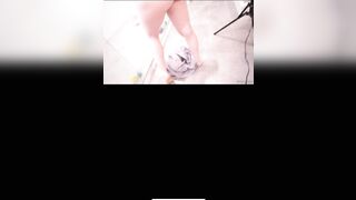 Amouranth ass in bathroom