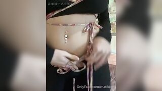 Mati matildem huge tits stripteasing