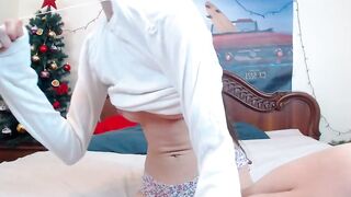 Leona Mia, AshleyMur, AshleyKisKis - Red body