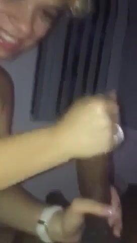 Interracial blowjob