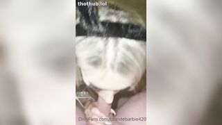 Blonde barbie 420 BJ