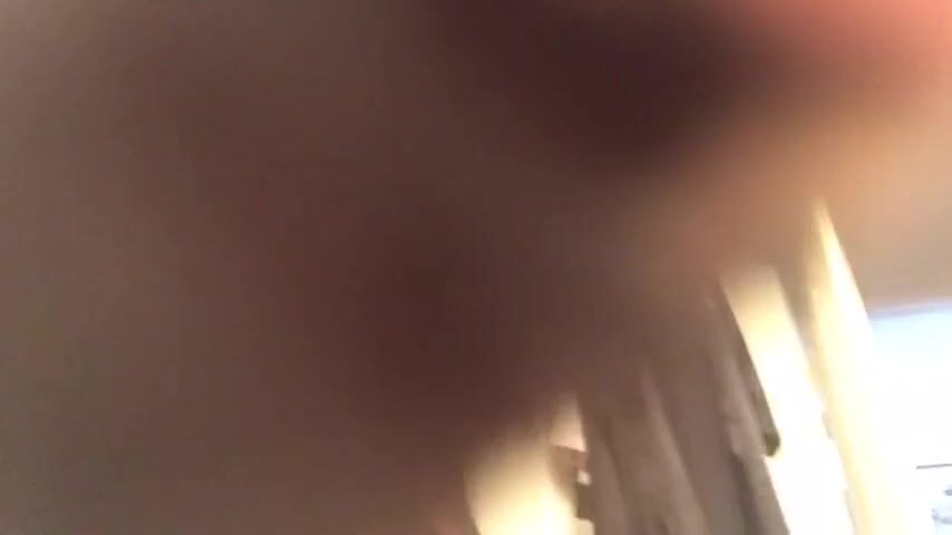 Room Rain blow drying topless