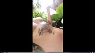 missfernandez naked in the jungle