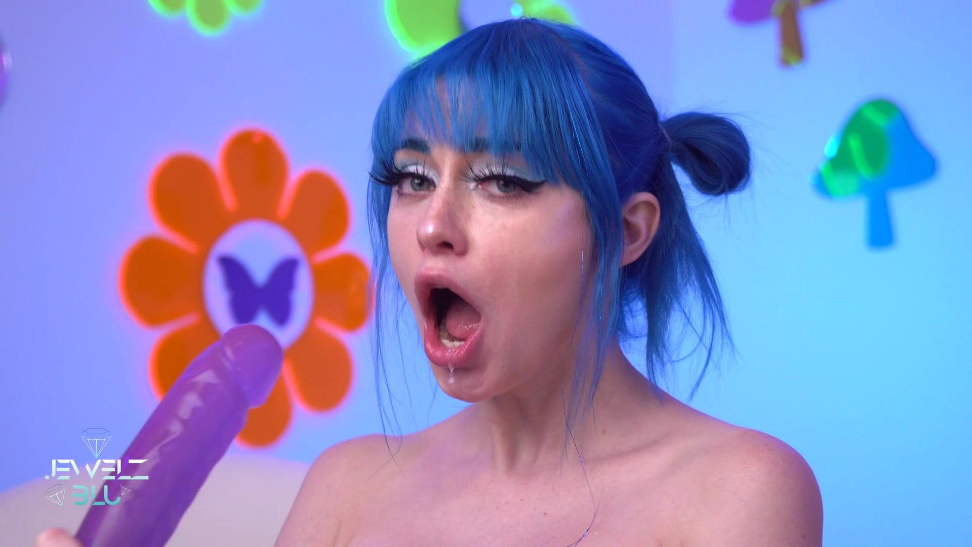 Jewelz Blu Purple Dildo BJ - onlyfans