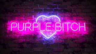 Purple Bitch - First Play With Sex Swing