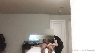 Legit Blonde Masseuse Giving In To Huge Asian Cock 2nd Appointment Part 2