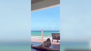 Grace Charis Topless Yoga