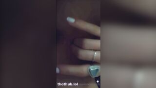 Noemie Lillie fingers pussy
