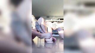 Layna-Boo---Dakota-and-I-stroke-your-big-huge-cock-with-our-oiled-up-feet