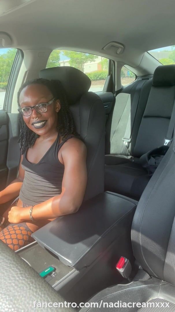 nadia cream in her car