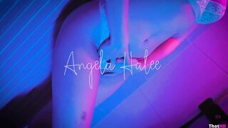 Angela halee- sexy shower masturbation