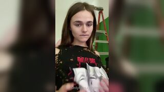 Megnut Rocker Shirt boobs play
