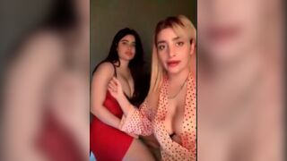 Angie Khoury with her lesbian friend 2