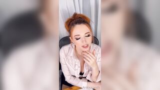 Amouranth (108) Office Lady Cosplay Sextape