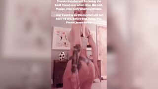 Iggy Azalea Bare Ass Twerk message