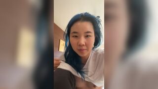 Sujin Kim aka Chingu Amiga - Boob Slip (Instagram Live)