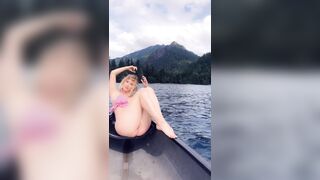 Sara Jean Underwood-topless pussy slip on a river boat