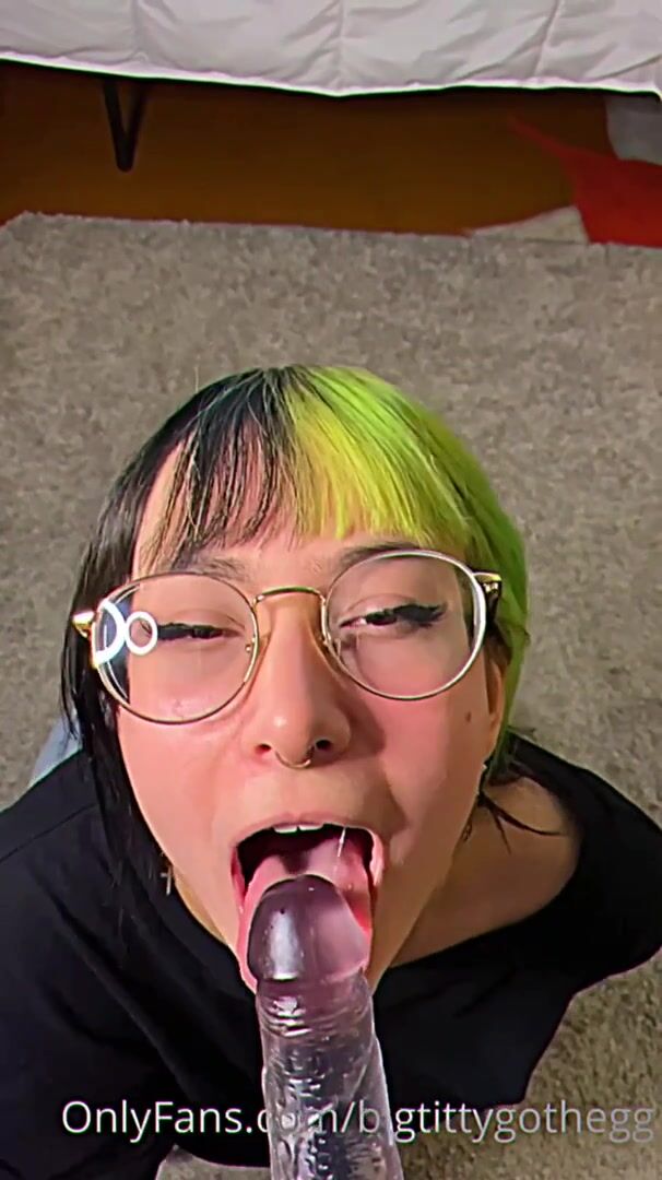 Goth blowjob role play