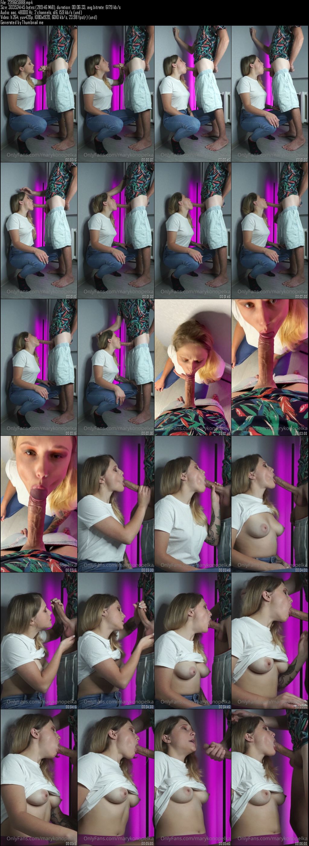 Mary Konopelka  Blowjob